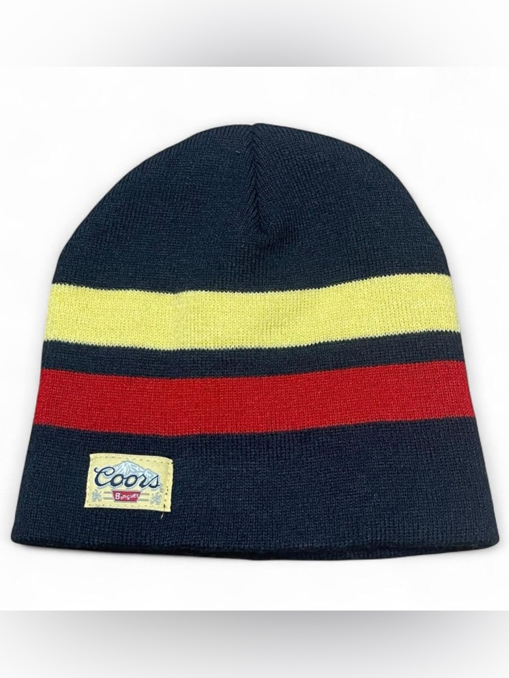 Coors Banquet Beanie Hat Cap Knit Classic Logo Beer Adult One Size